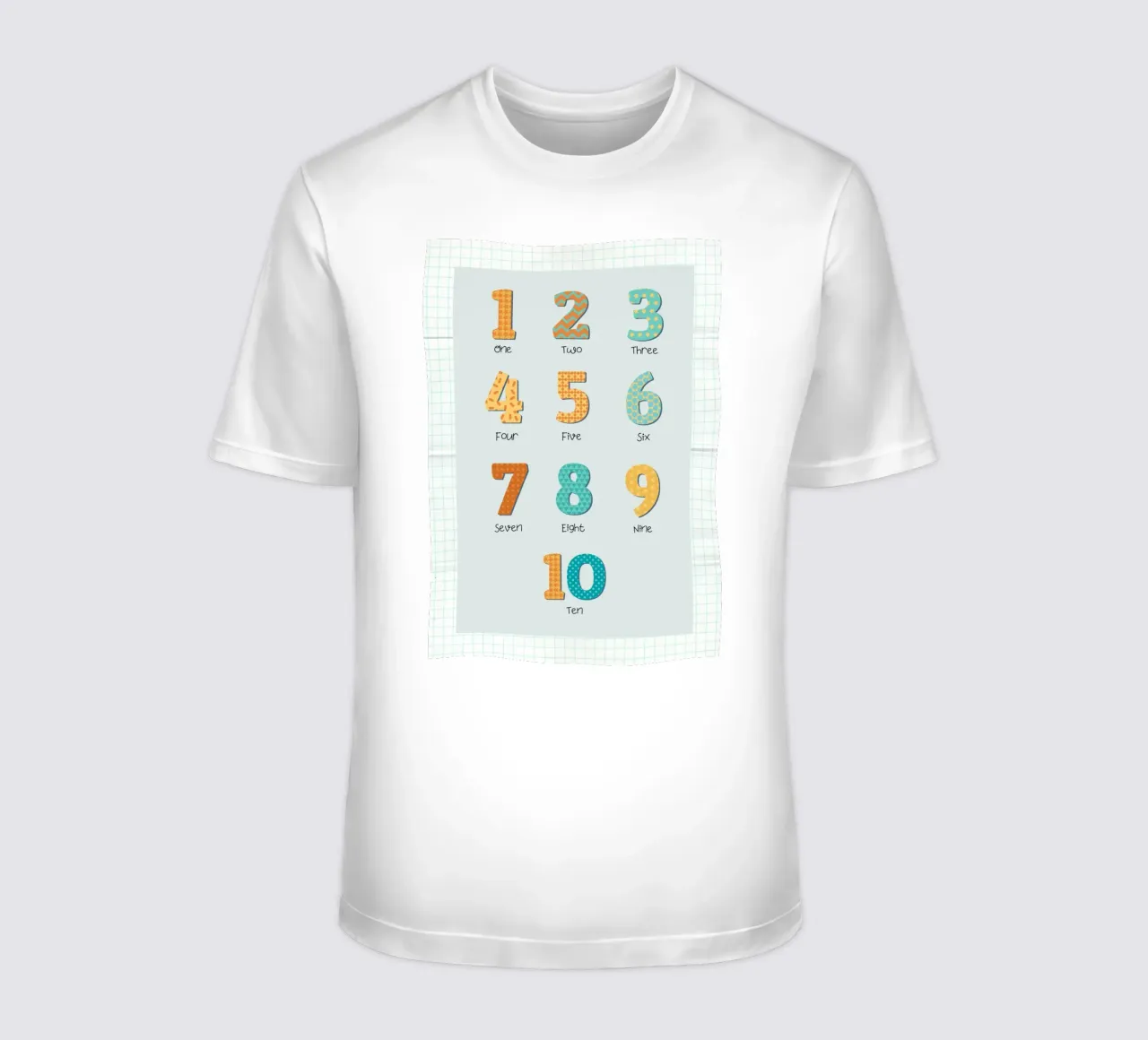 Learn to Count – Playful Numbers Print for Kids Room or Nurs t-shirt by Sprouts & Sparks