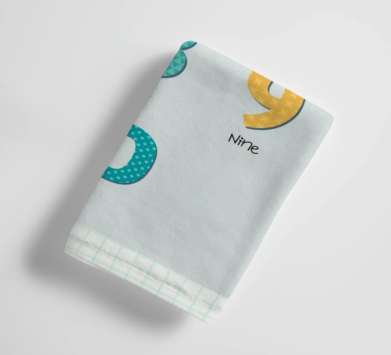 Learn to Count – Playful Numbers Print for Kids Room or Nurs towel by Sprouts & Sparks