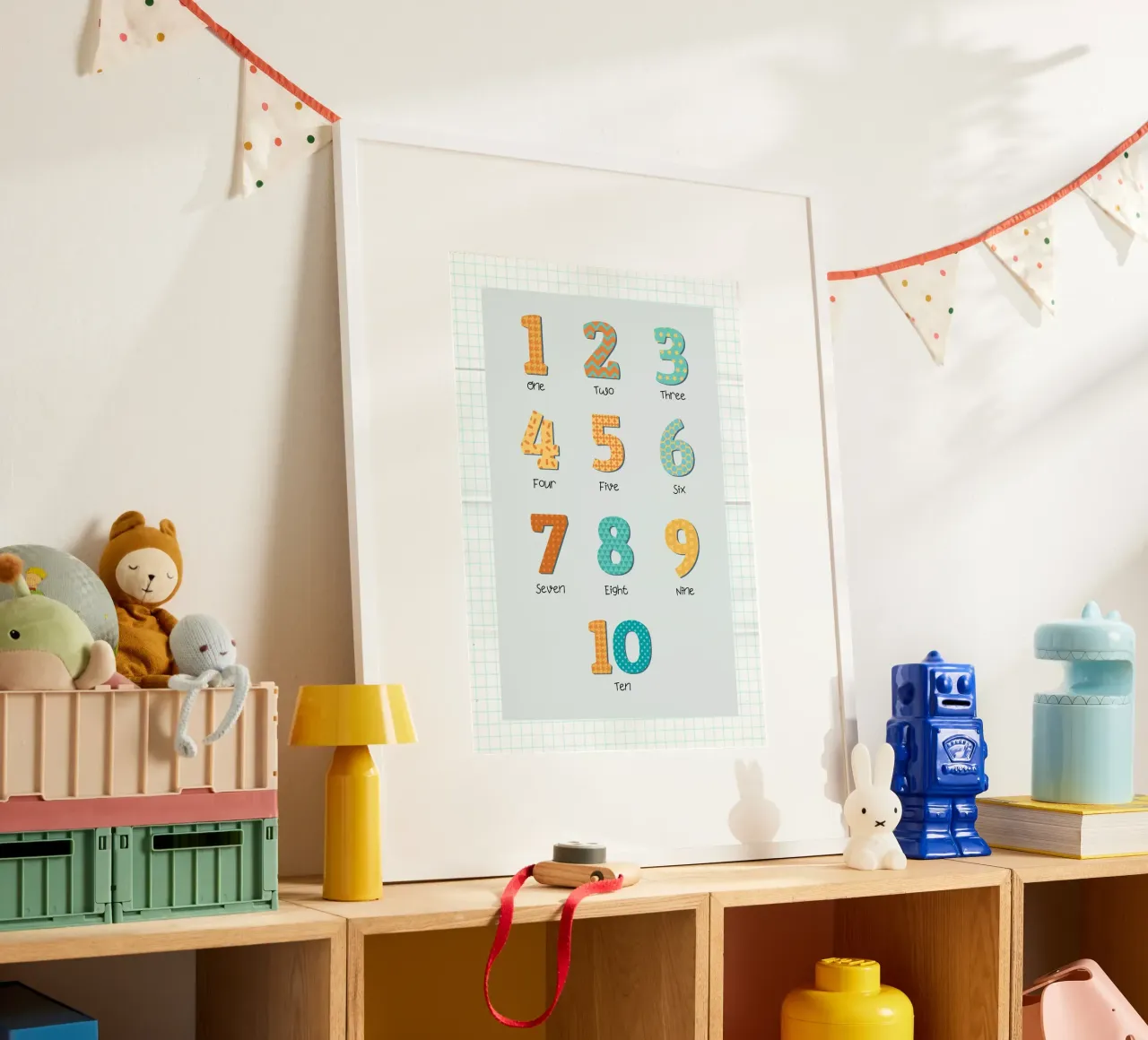 Learn to Count – Playful Numbers Print for Kids Room or Nurs hahnemühle by Sprouts & Sparks