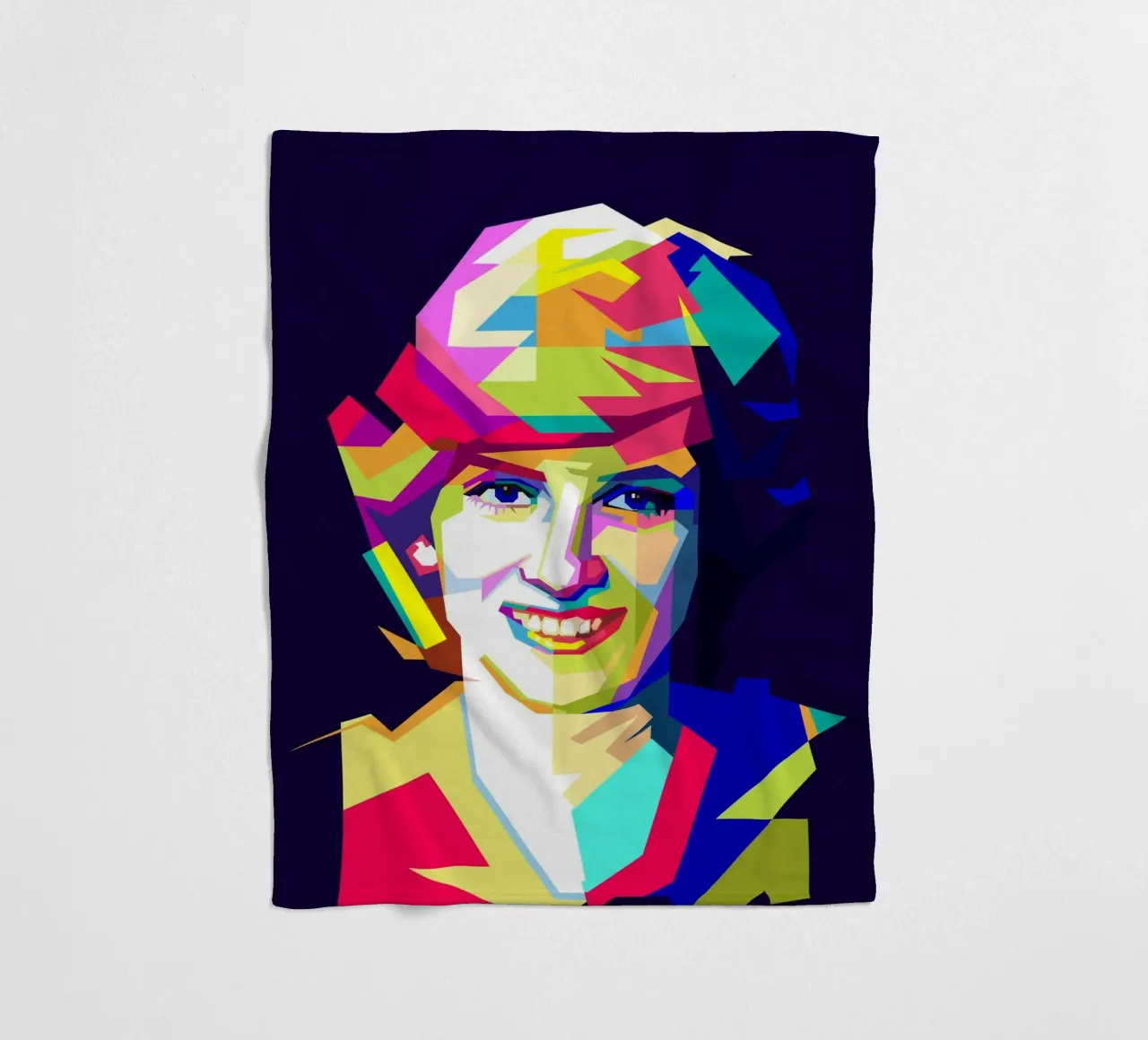 Lady Diana Principi di Galles WPAP Trending Now coperta in pile da Artkreator