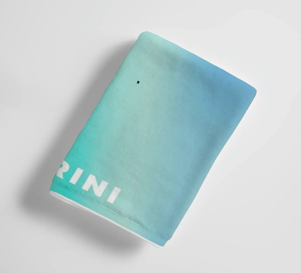 Blue Aura, Gradient Wall Art, Aura Poster Ocean towel by Dreamscape