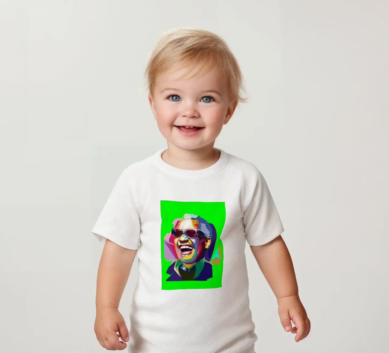 Ray Charles cantante jazz WPAP Trending Now maglietta neonato da Artkreator