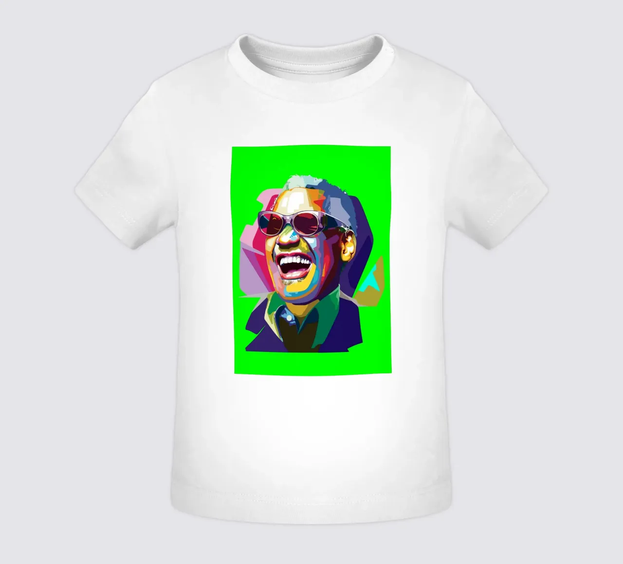 Ray Charles cantante jazz WPAP Trending Now maglietta neonato da Artkreator