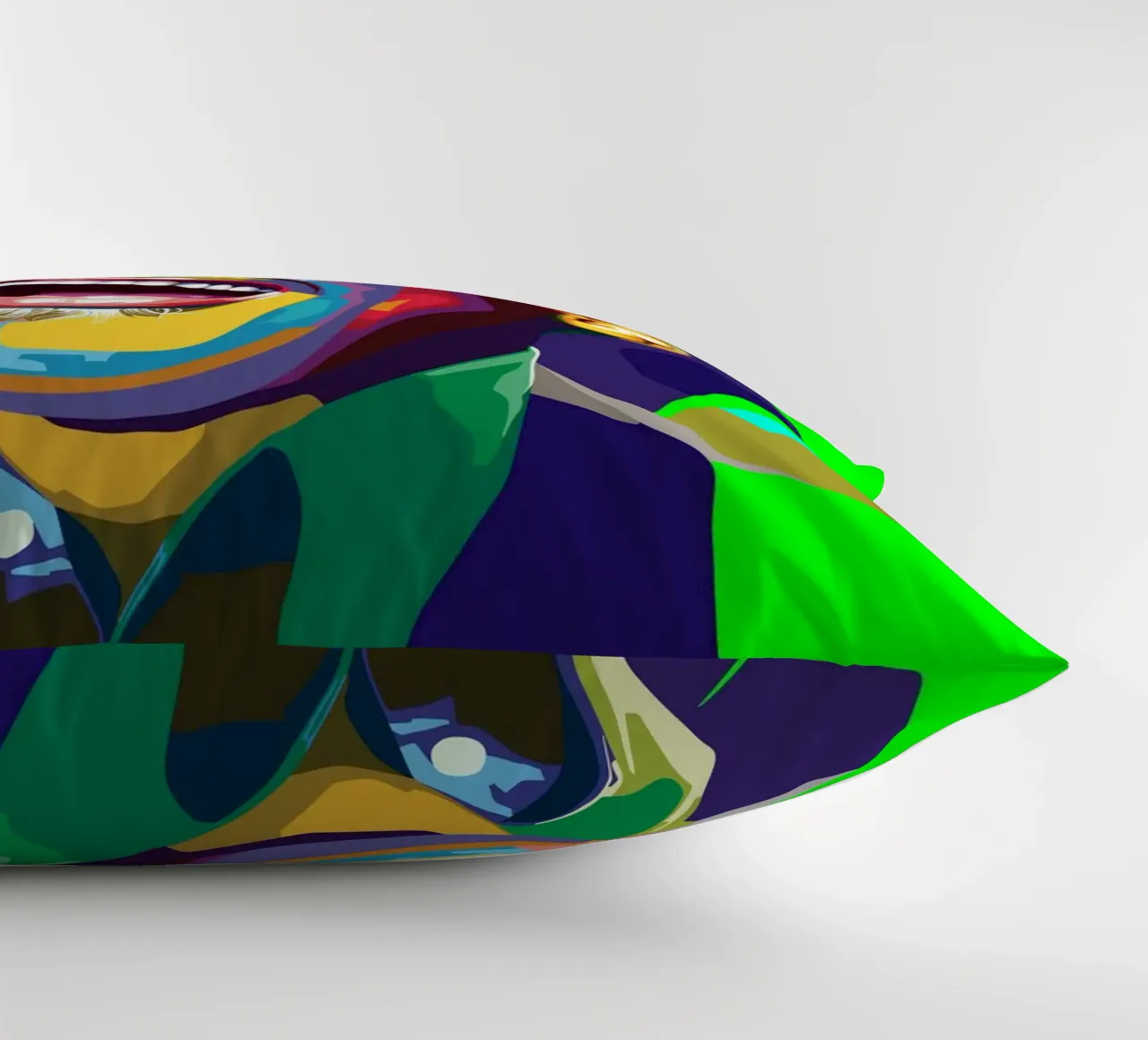 Ray Charles cantante jazz WPAP Trending Now cuscino da Artkreator
