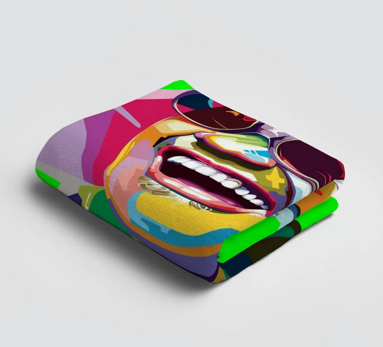 Ray Charles cantante jazz WPAP Trending Now asciugamano da bagno da Artkreator