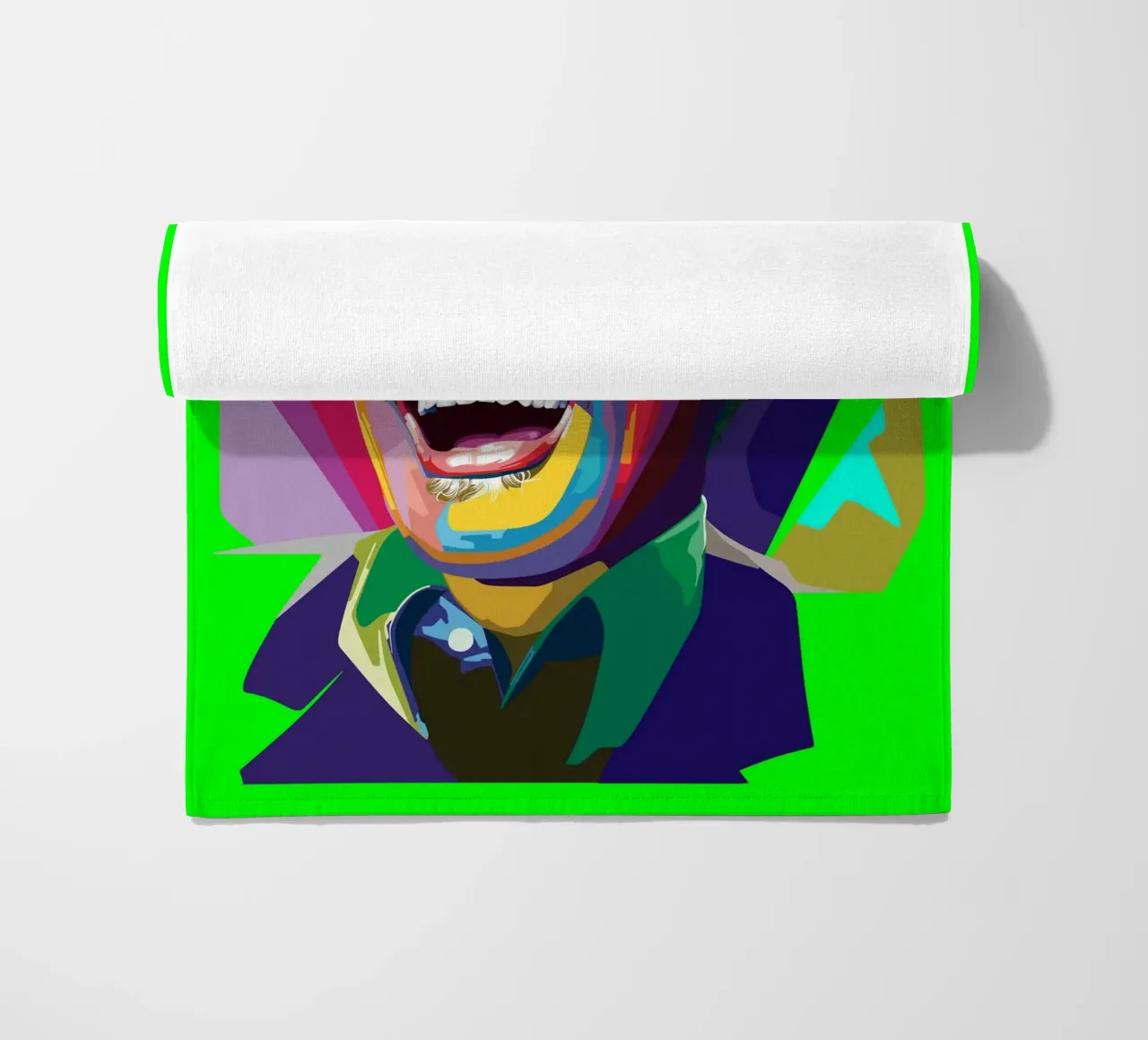 Ray Charles cantante jazz WPAP Trending Now telo mare da Artkreator