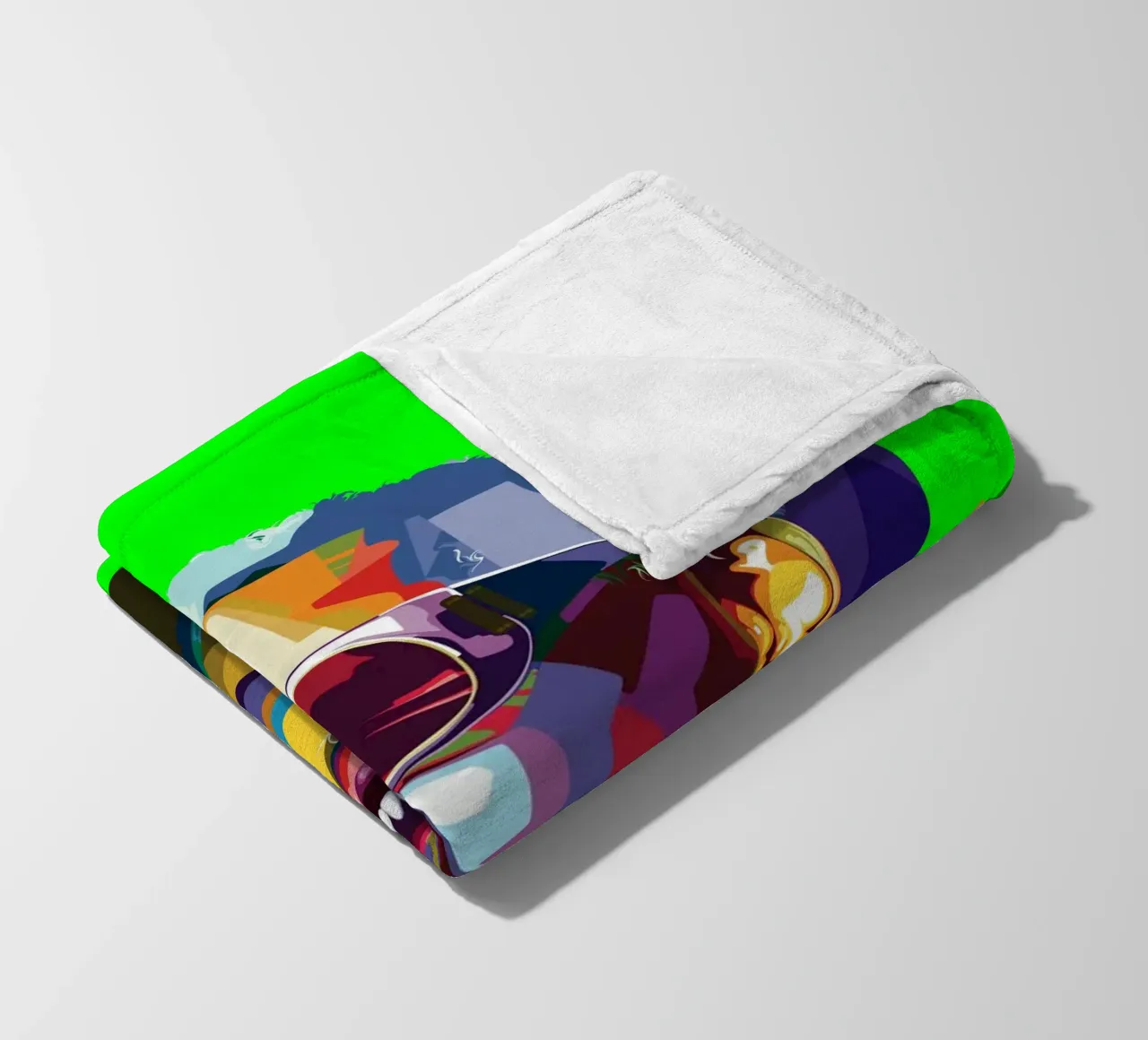 Ray Charles cantante jazz WPAP Trending Now coperta in pile da Artkreator