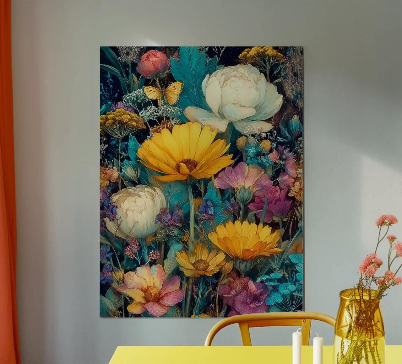 Beautiful Flower Garden I poster da Mateo