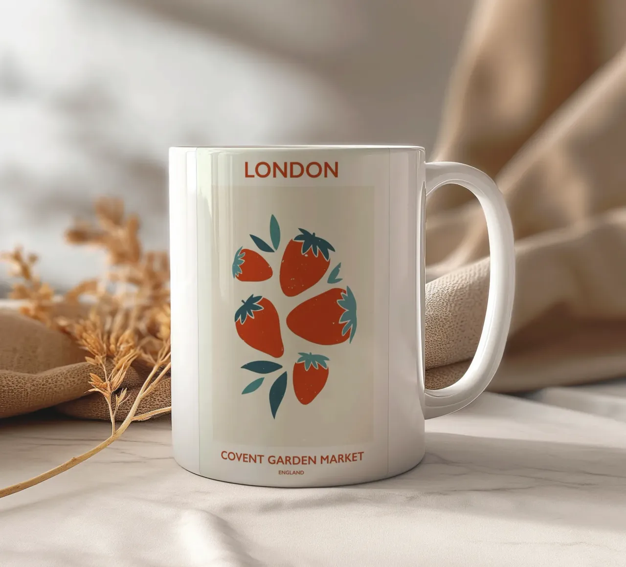 Covent Garden Market Keramik Tasse von Pure