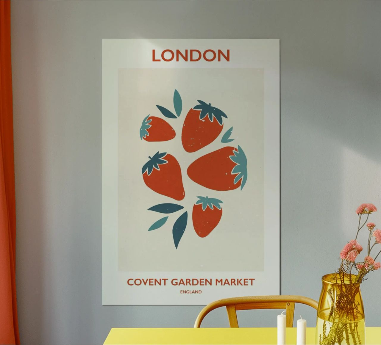 Covent Garden Market poster by Pure