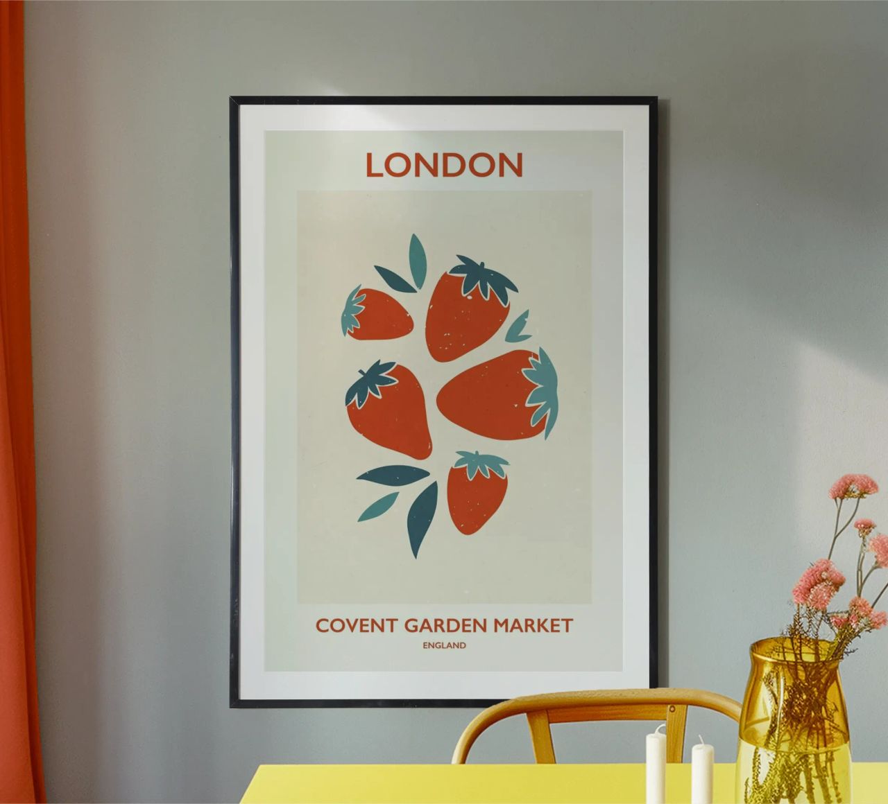 Covent Garden Market poster by Pure