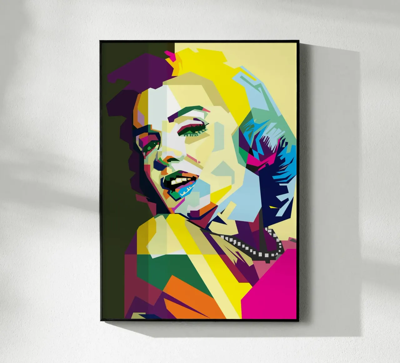 Marilyn Monroe Schauspielerin Film WPAP Trending Now Acryl-Glas von Artkreator