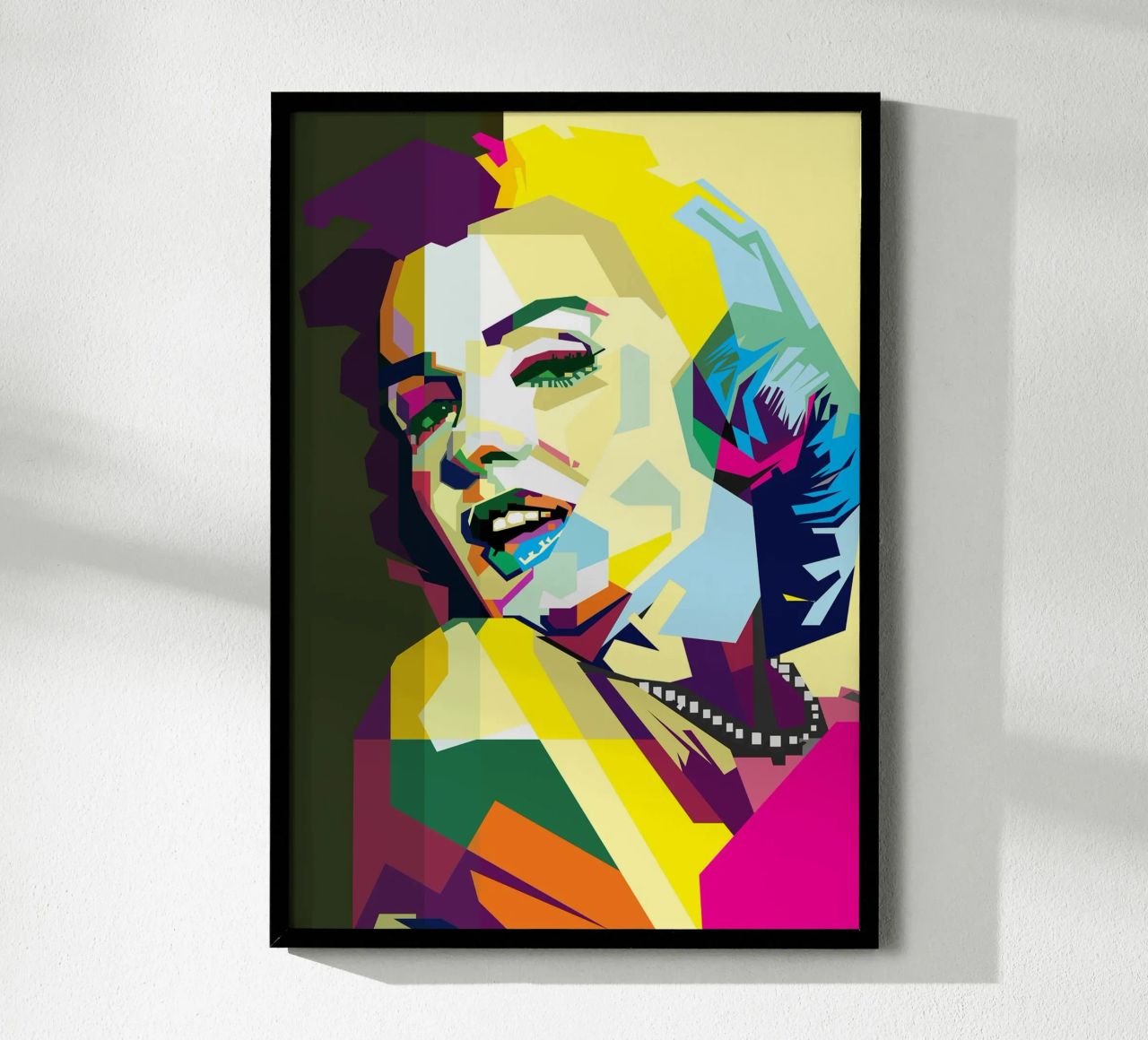 Marilyn Monroe attrice Film WPAP Trending Now poster da Artkreator