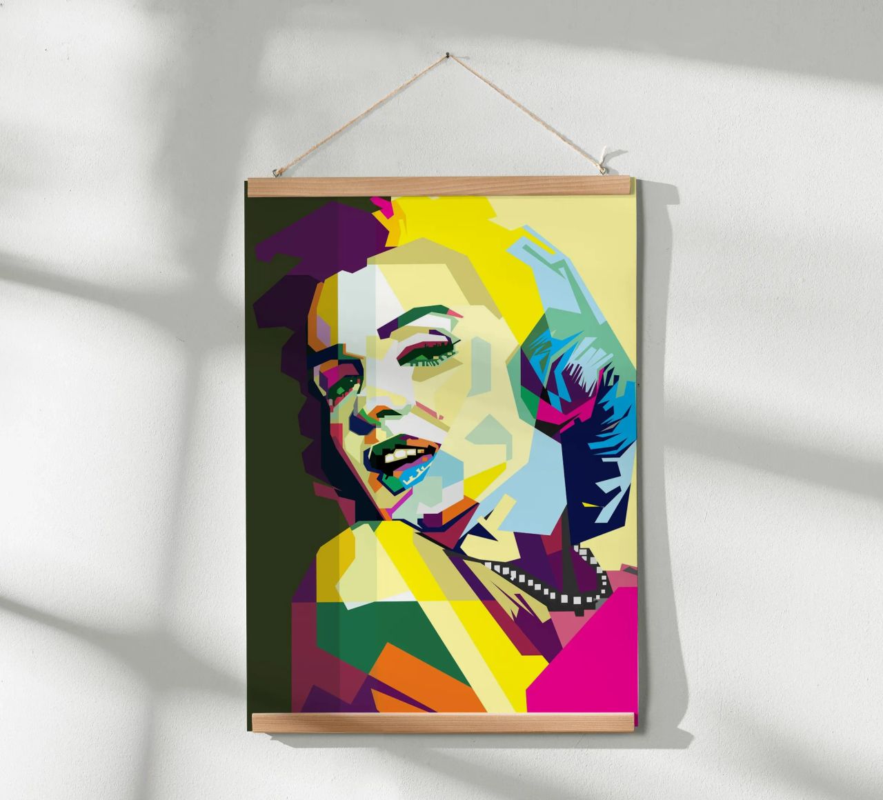 Marilyn Monroe attrice Film WPAP Trending Now poster da Artkreator
