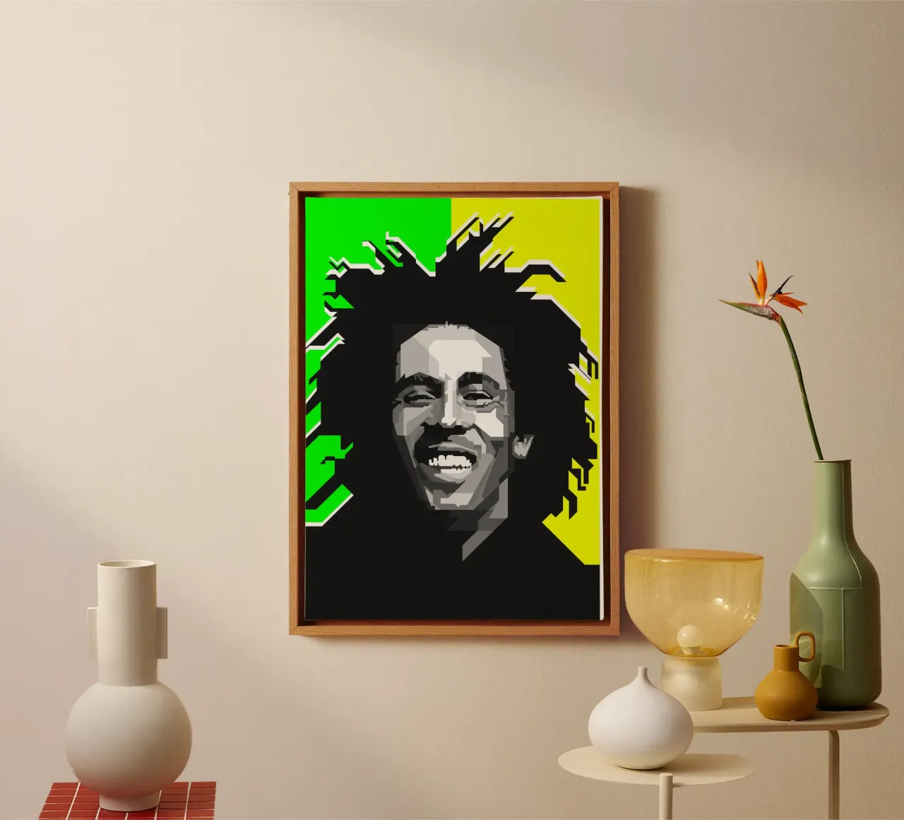 Bob Marley Reggae Music Trending Now canvas by Artkreator