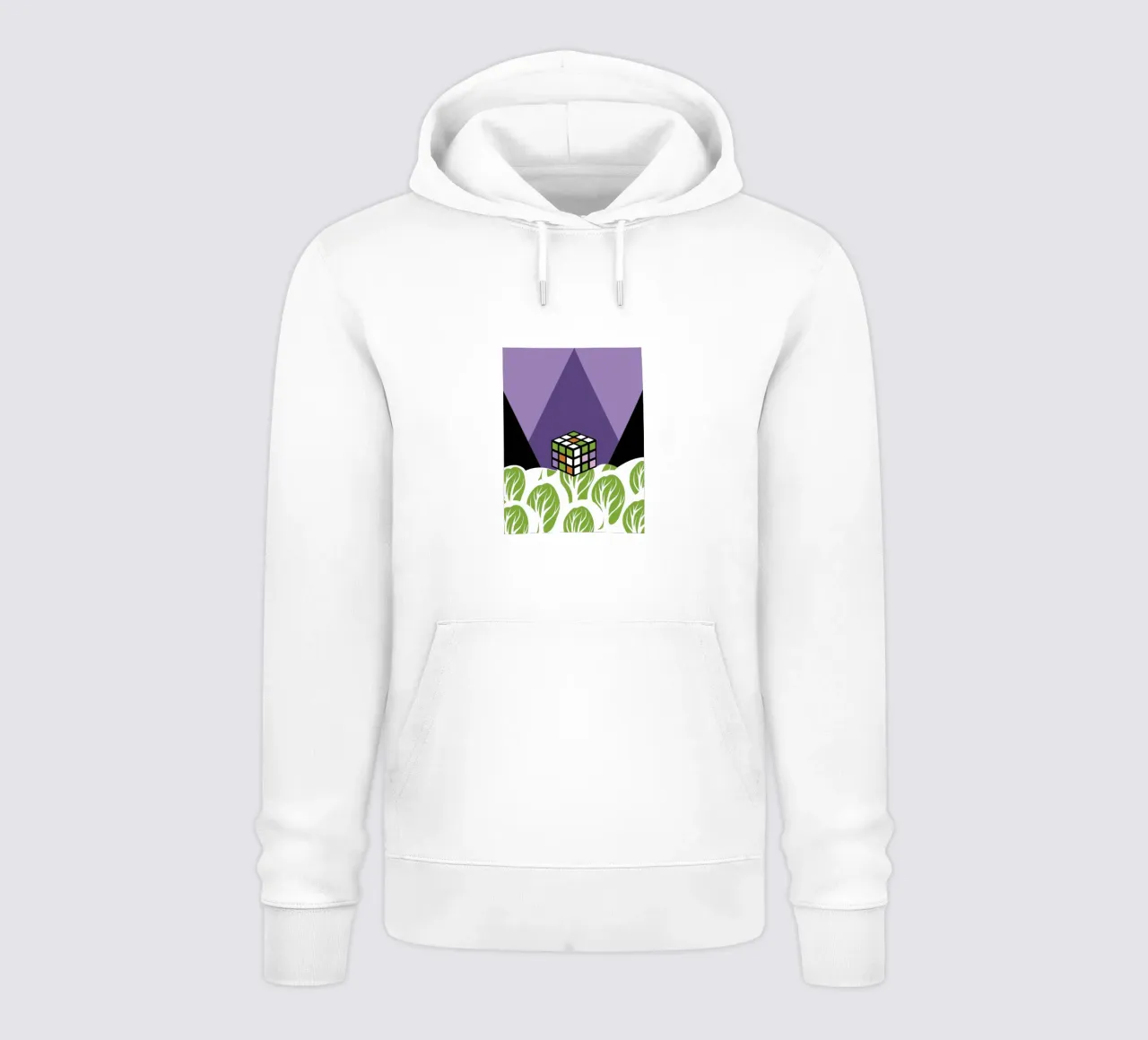 Geometria di Rubik felpa con cappuccio da LOOK DIFFERENT