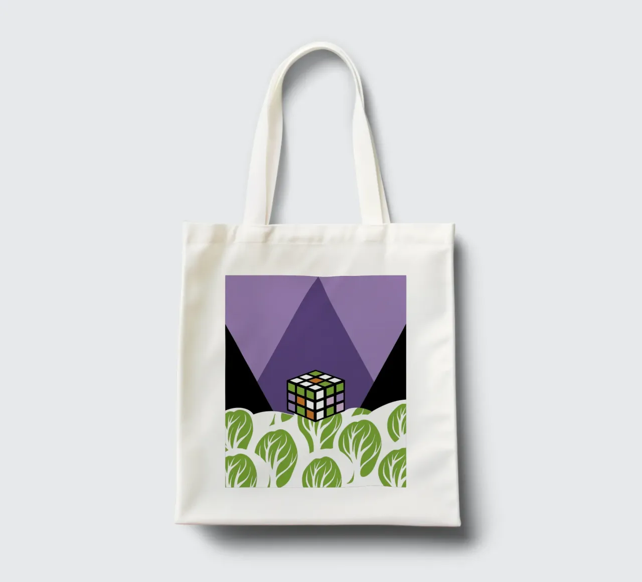 Geometria di Rubik borsa in juta da LOOK DIFFERENT
