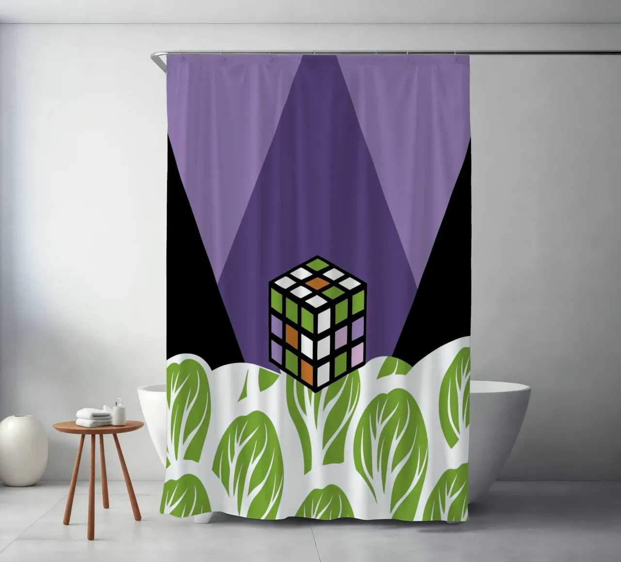 Geometria di Rubik tenda da doccia da LOOK DIFFERENT