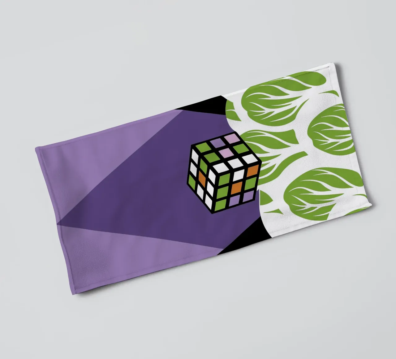 Geometria di Rubik asciugamano da bagno da LOOK DIFFERENT