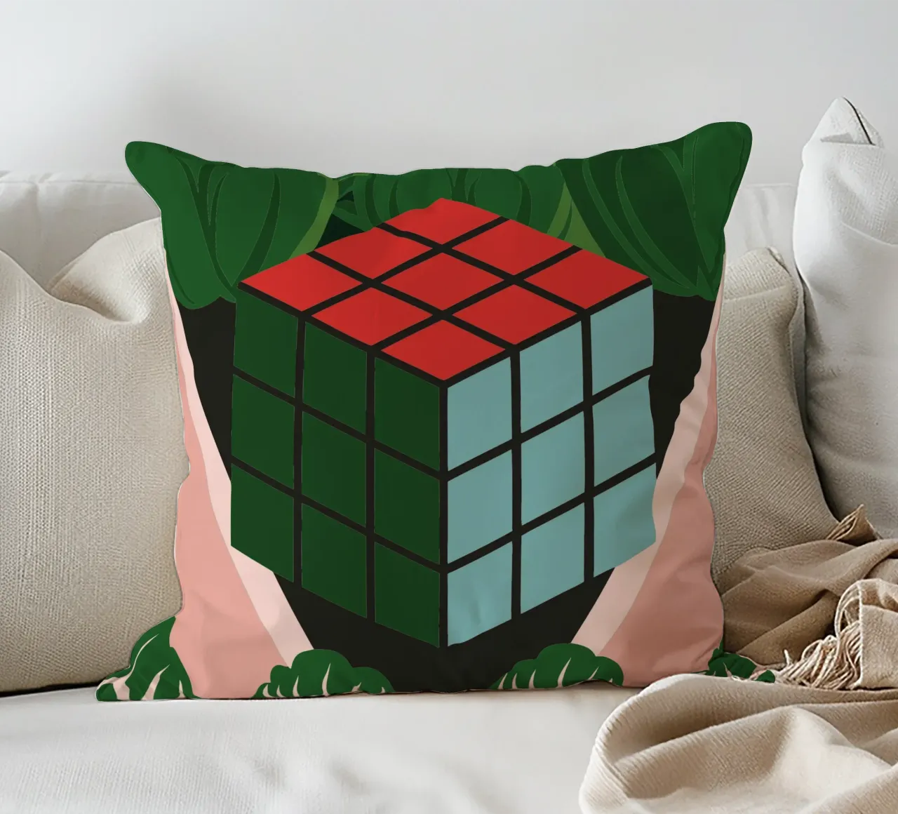 Rubik moderno cuscino da LOOK DIFFERENT