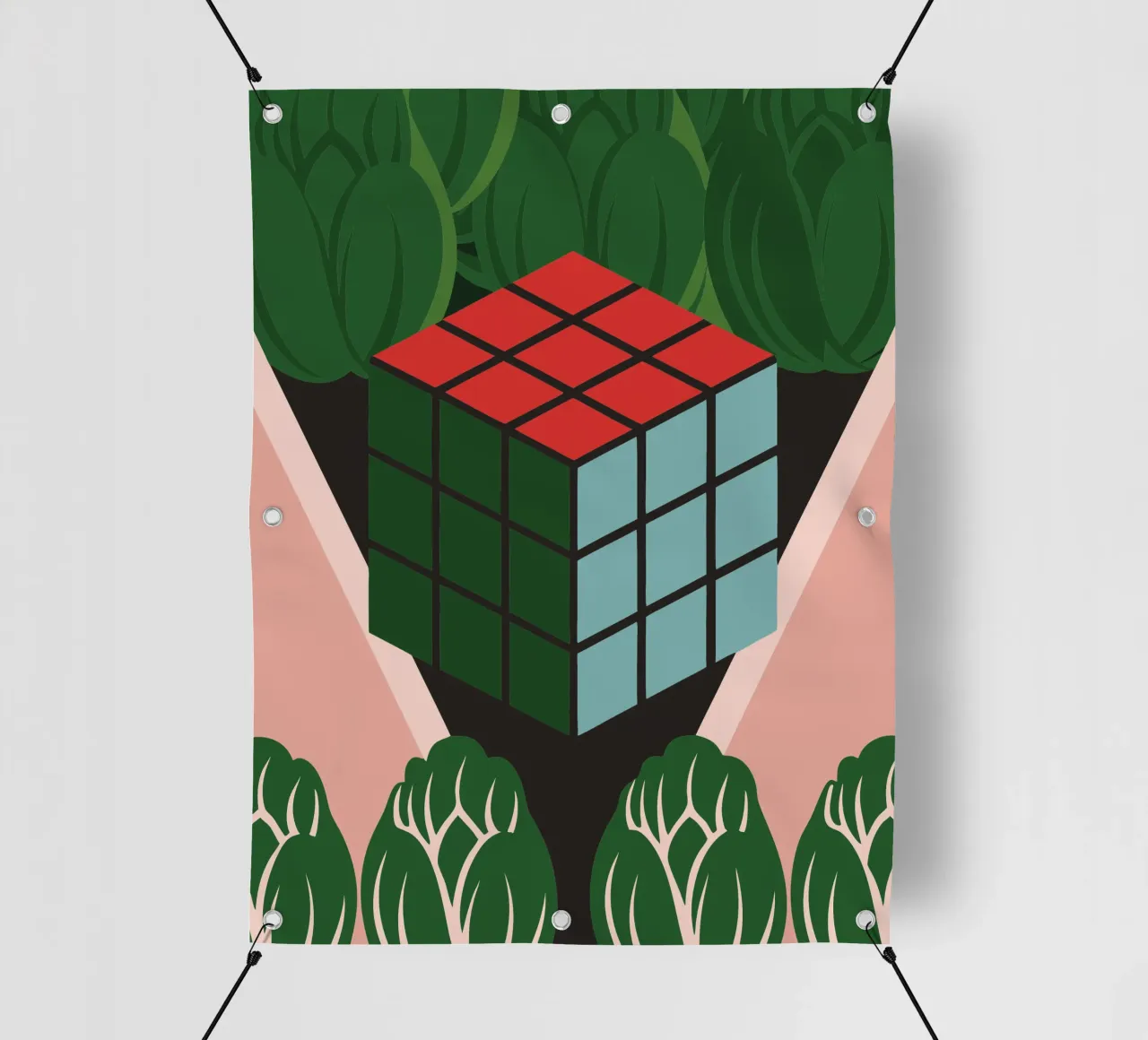 Rubik moderno telo in pvc da LOOK DIFFERENT