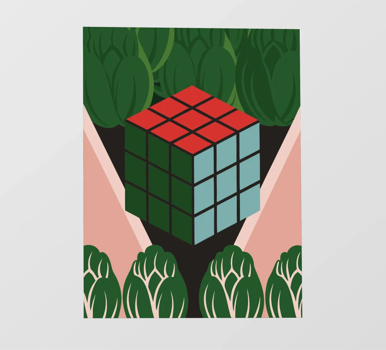 Rubik moderno telo in pvc da LOOK DIFFERENT