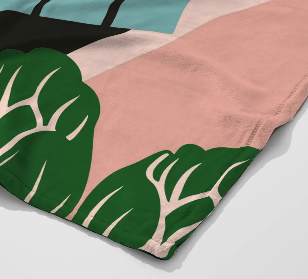 Modern Rubik fleece blanket by LOOK DIFFERENT