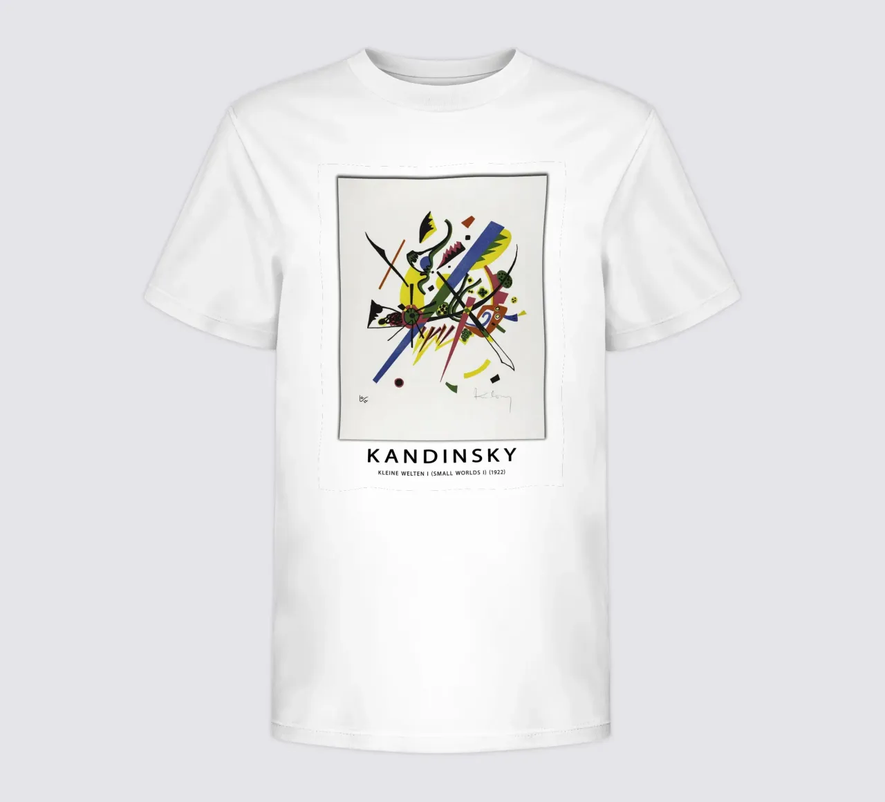Step into the vibrant, dynamic universe of Wassily Kandinsky kids t-shirt by peuceta_BA