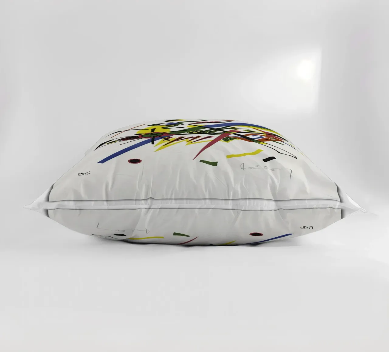 Step into the vibrant, dynamic universe of Wassily Kandinsky decorative cushion by peuceta_BA