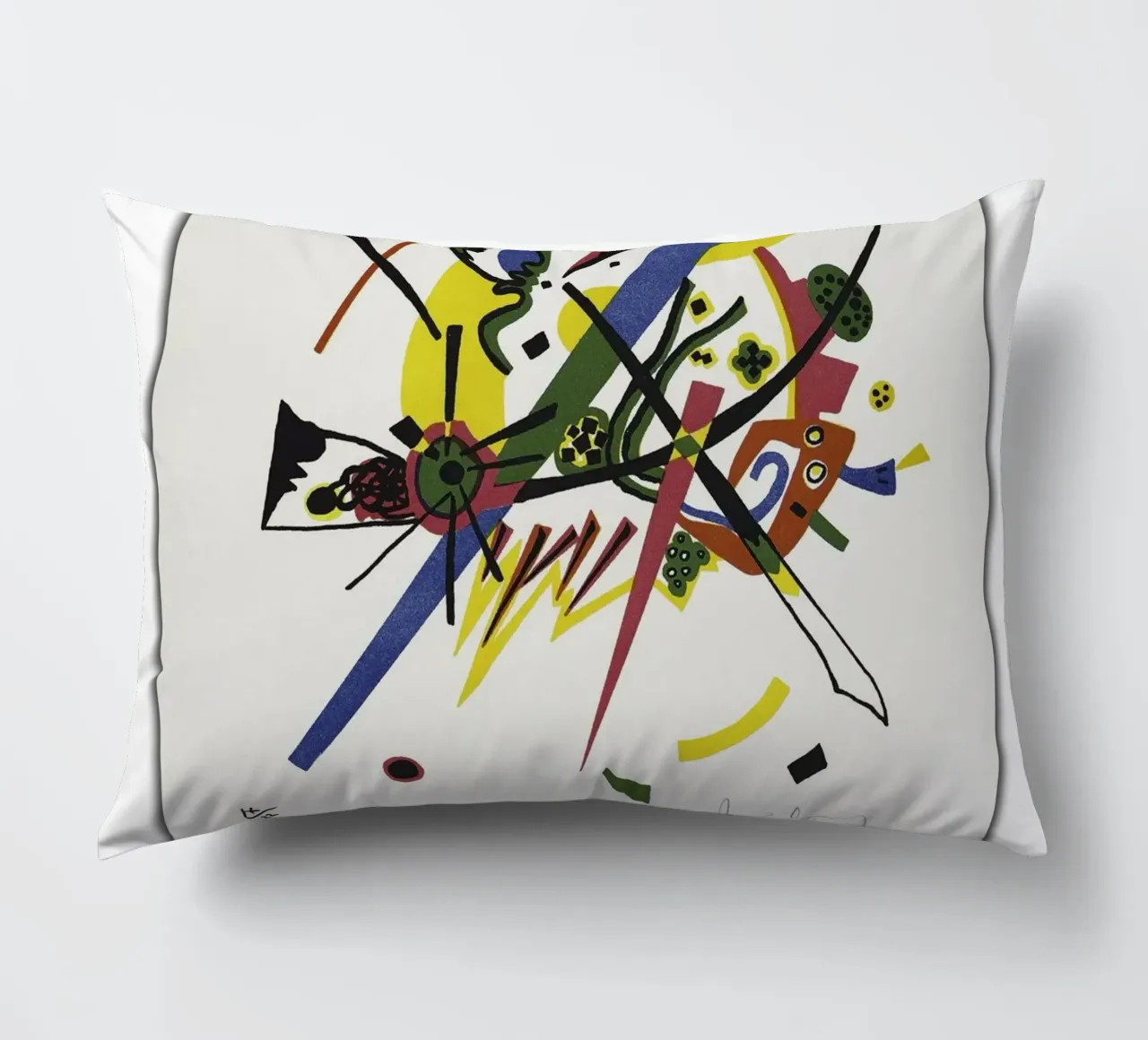 Step into the vibrant, dynamic universe of Wassily Kandinsky decorative cushion by peuceta_BA