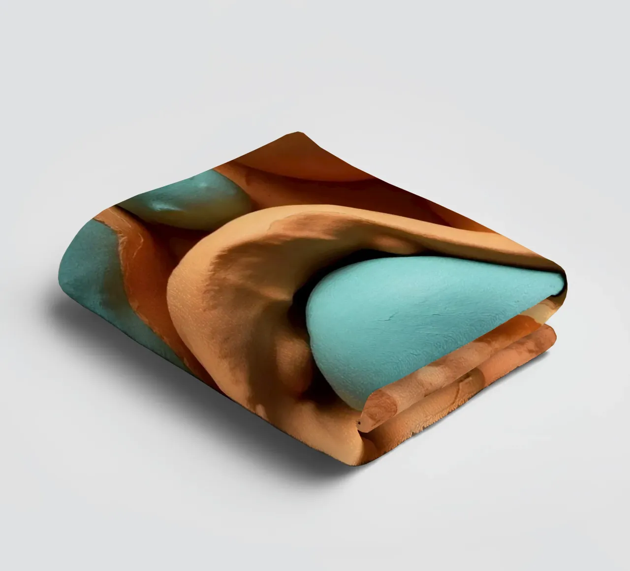 modello in argilla raffigurante strutture cellulari, realizzato in modo creativo asciugamano da bagno da DesignDoodle