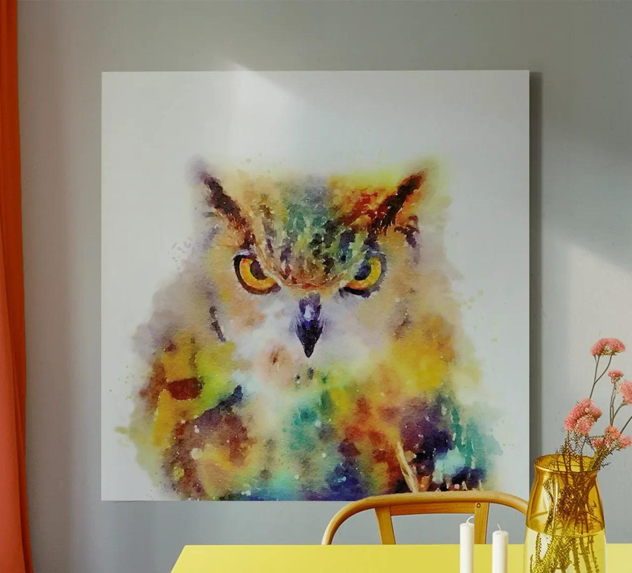 The Wise canvas with Floater frame by Jacqueline Maldonado