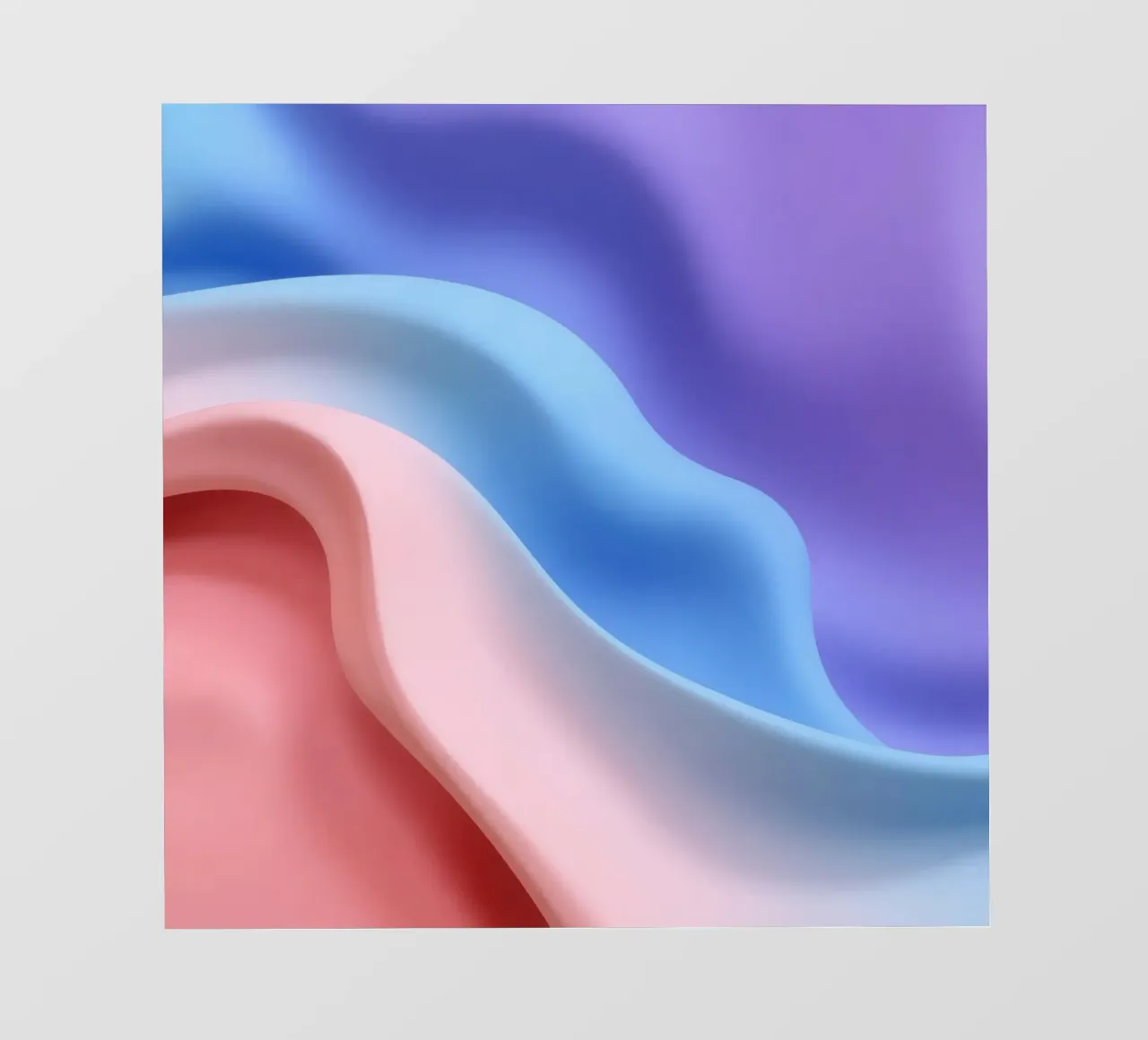 Morbide onde tessili in colori pastello creano un'immagine rilassante. pellicola backlit da DesignDoodle