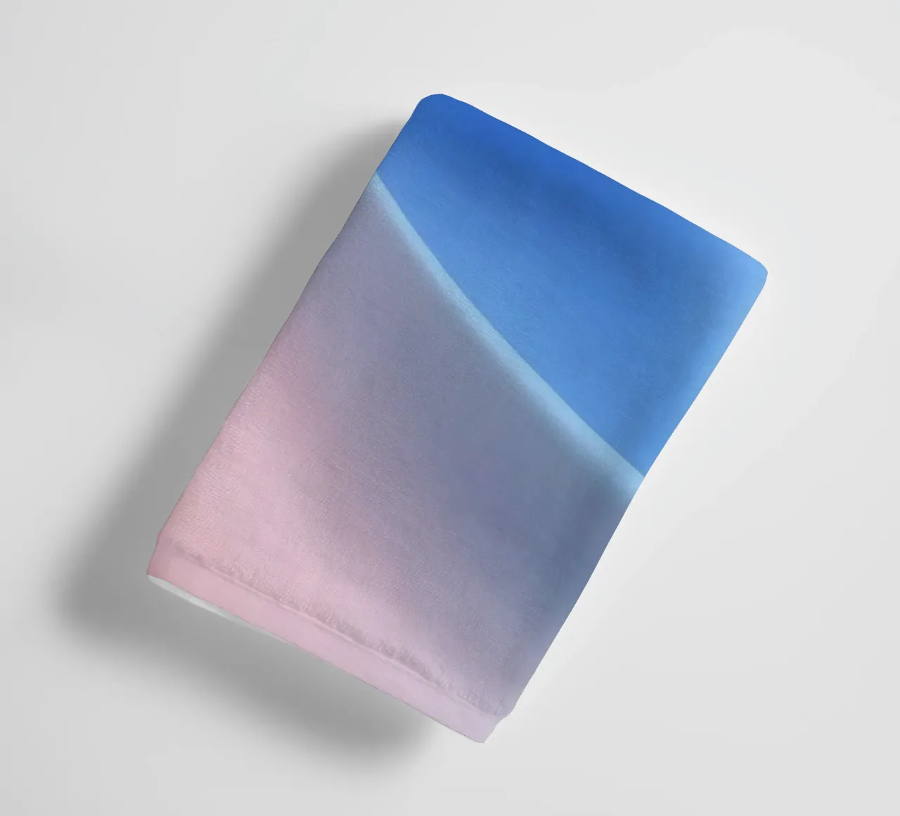 Soft textile waves in pastel colors create a soothing visual towel by DesignDoodle