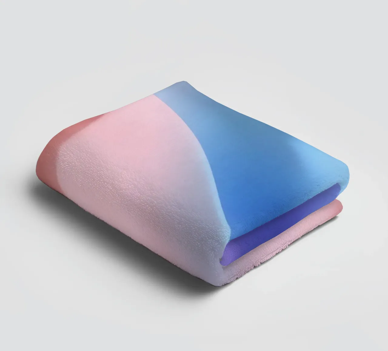 Soft textile waves in pastel colors create a soothing visual towel by DesignDoodle