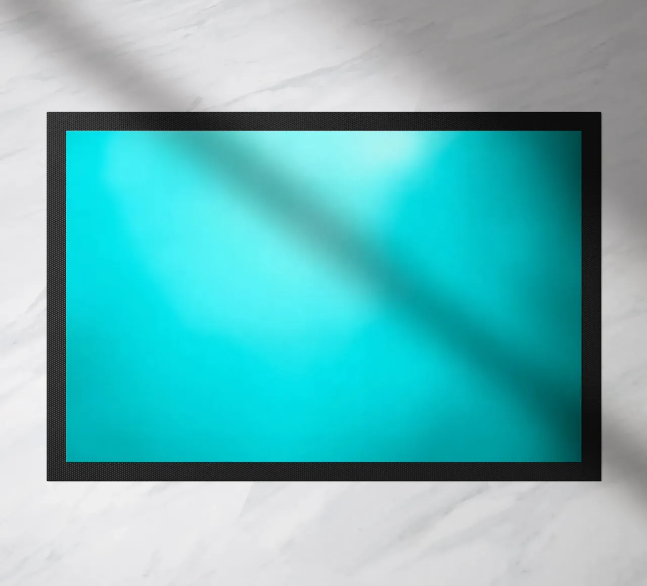 Scena subacquea con tonalità turchesi e luci soffuse zerbino da DesignDoodle