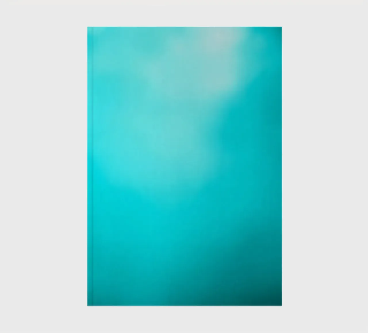Underwater scene with turquoise hues and soft lighting notebook by DesignDoodle