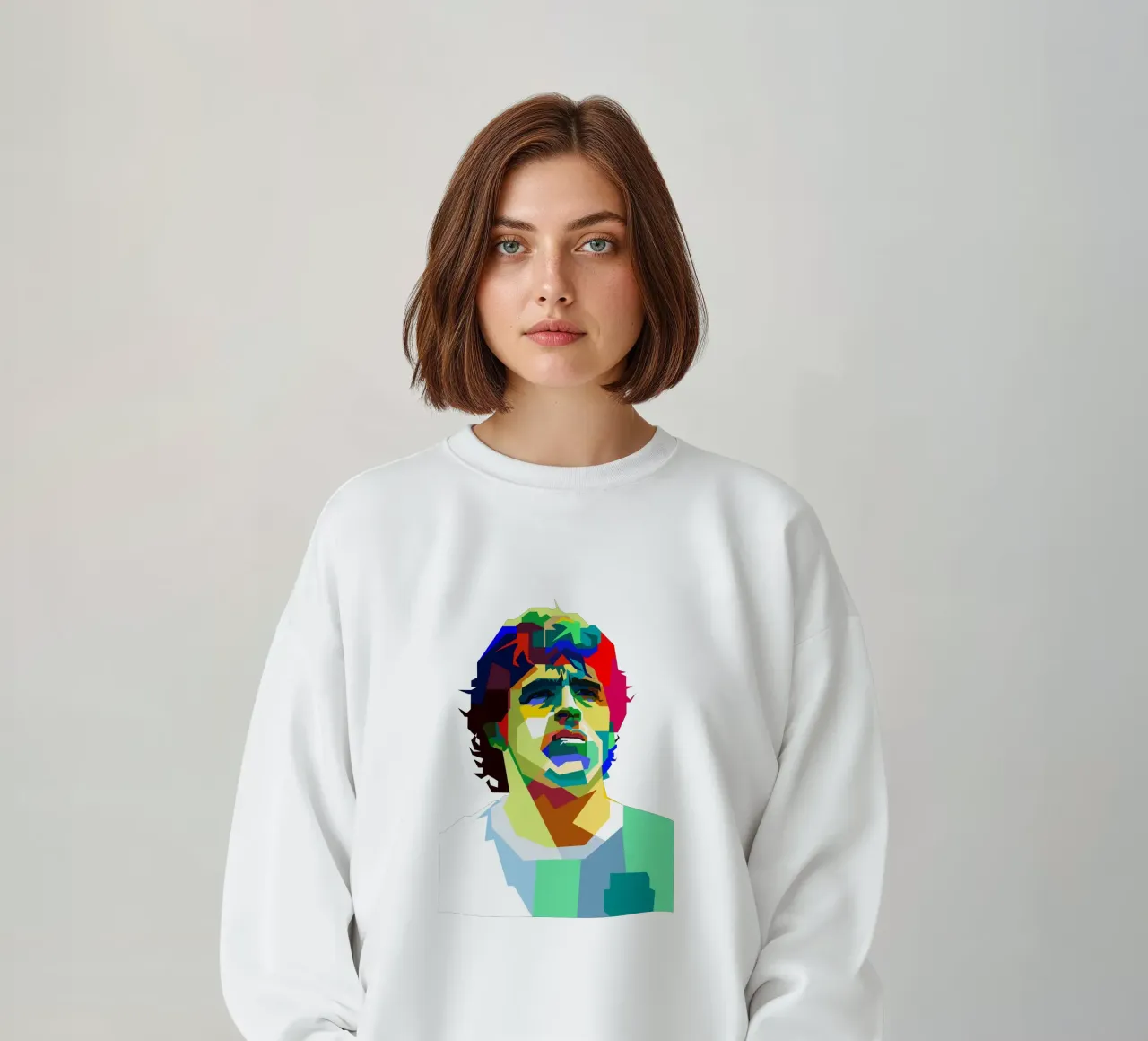 Maradona Leggendario Calcio WPAP Trending Now felpa da Artkreator