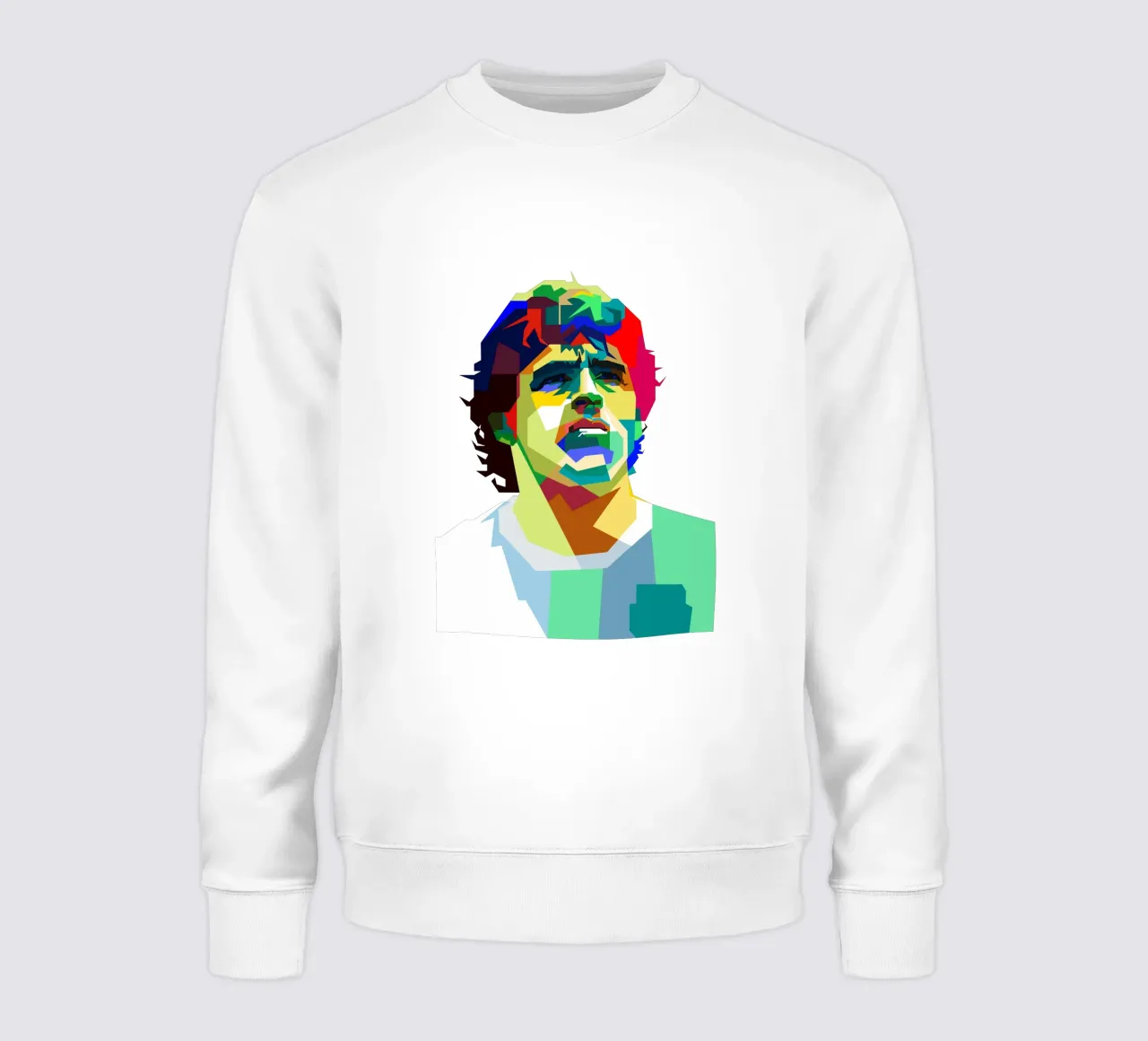 Maradona Leggendario Calcio WPAP Trending Now felpa da Artkreator