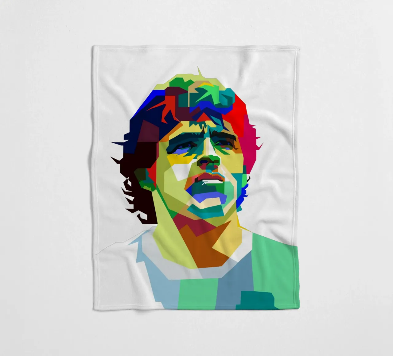 Maradona Leggendario Calcio WPAP Trending Now coperta in pile da Artkreator