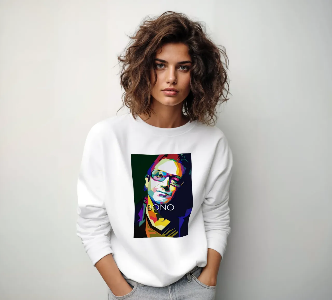Bono U2 WPAP Trending Now felpa da Artkreator