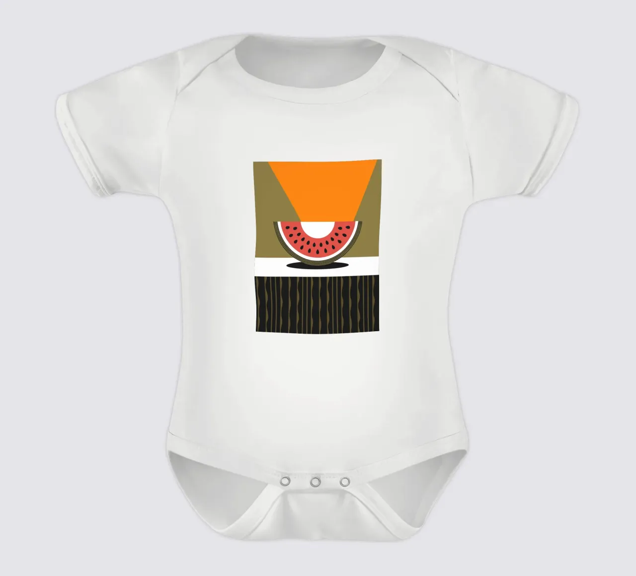Pastèque moderne body bébé de LOOK DIFFERENT