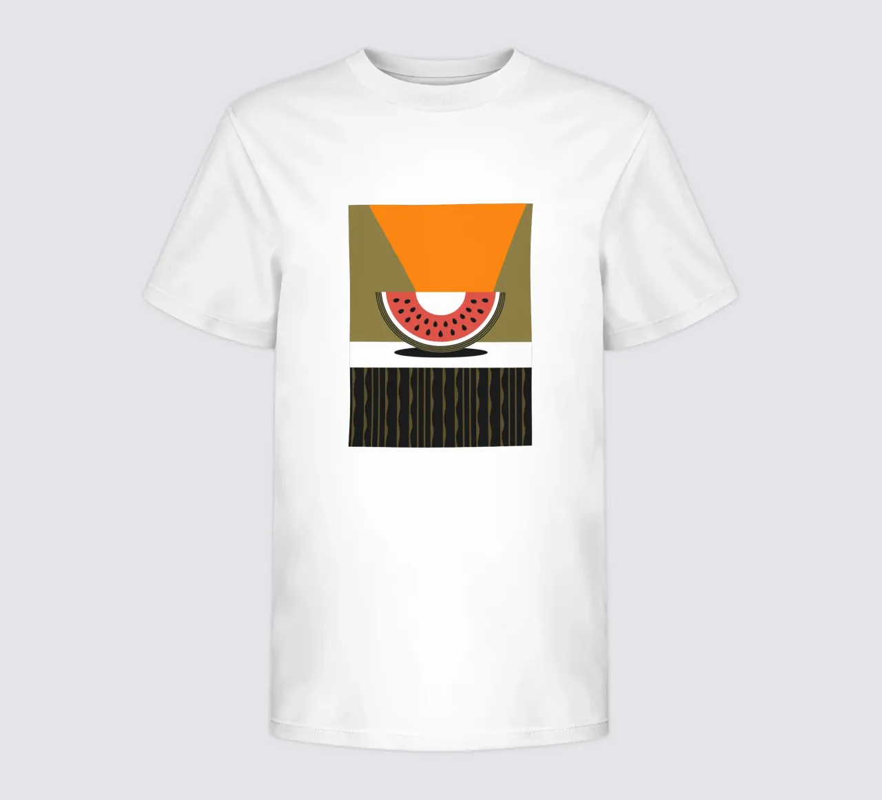 Modern Watermelon kids t-shirt by LOOK DIFFERENT