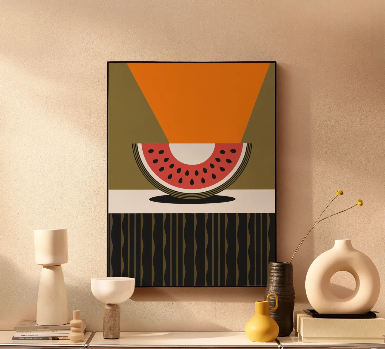 Modern Watermelon acrylic glass by LOOK DIFFERENT