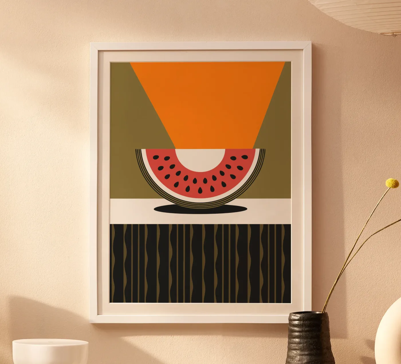 Modern Watermelon poster de LOOK DIFFERENT