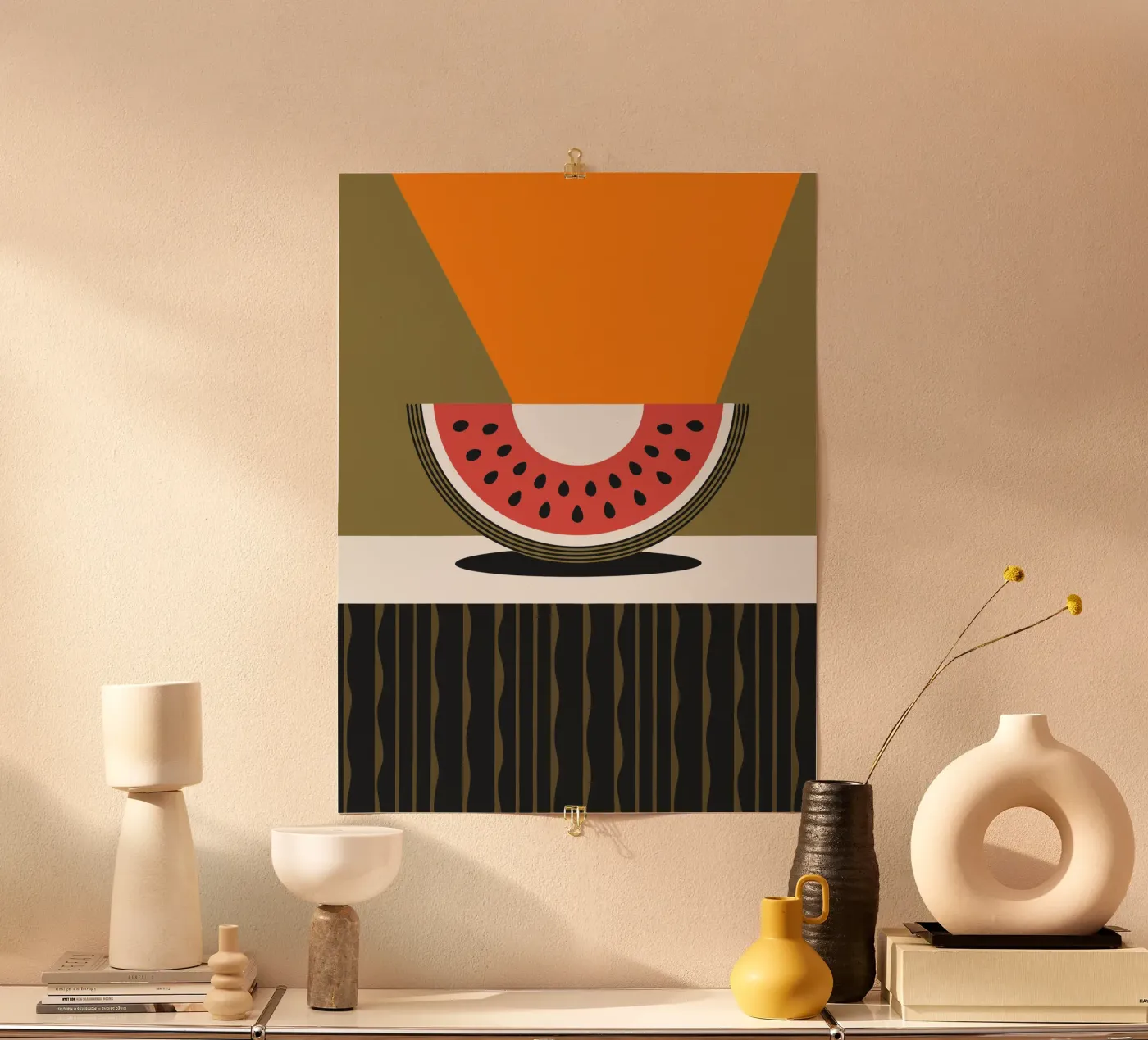Modern Watermelon poster de LOOK DIFFERENT