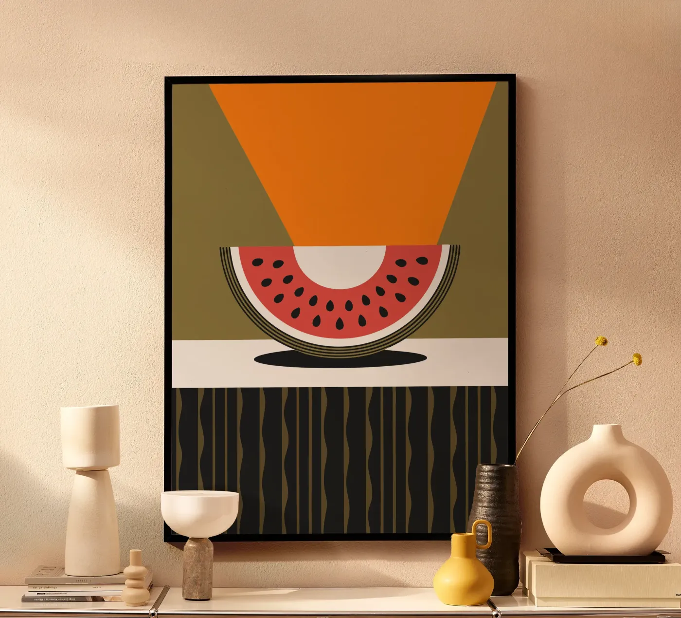 Modern Watermelon poster de LOOK DIFFERENT