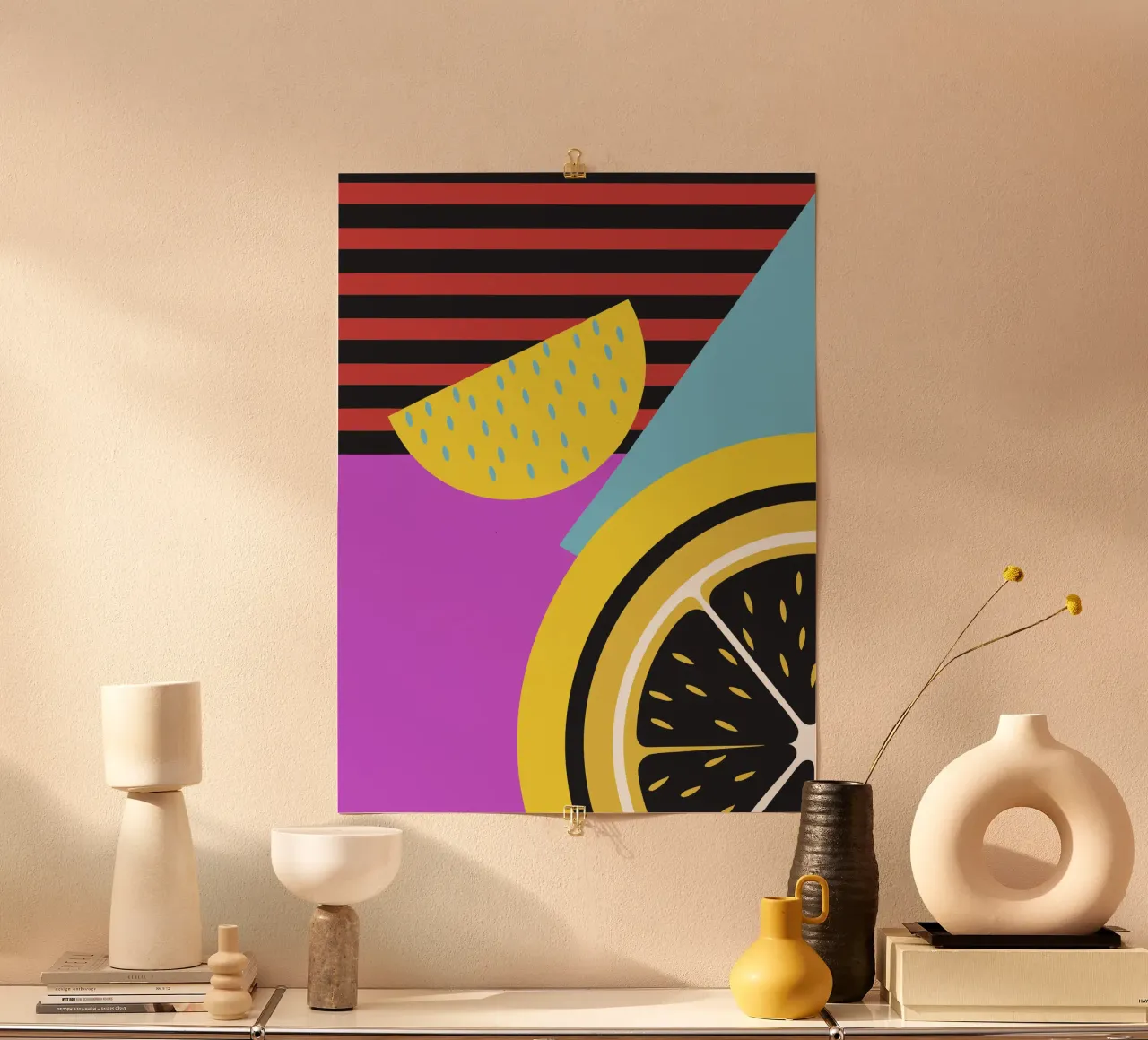 Frutta al limone poster da LOOK DIFFERENT