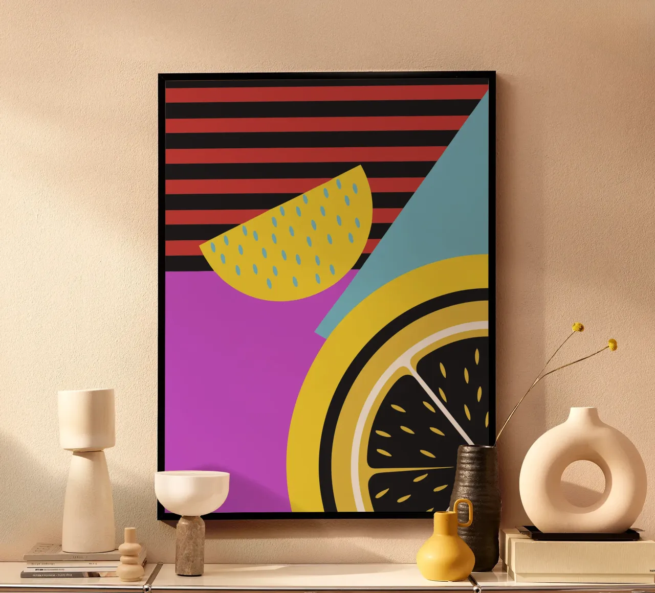 Frutta al limone poster da LOOK DIFFERENT