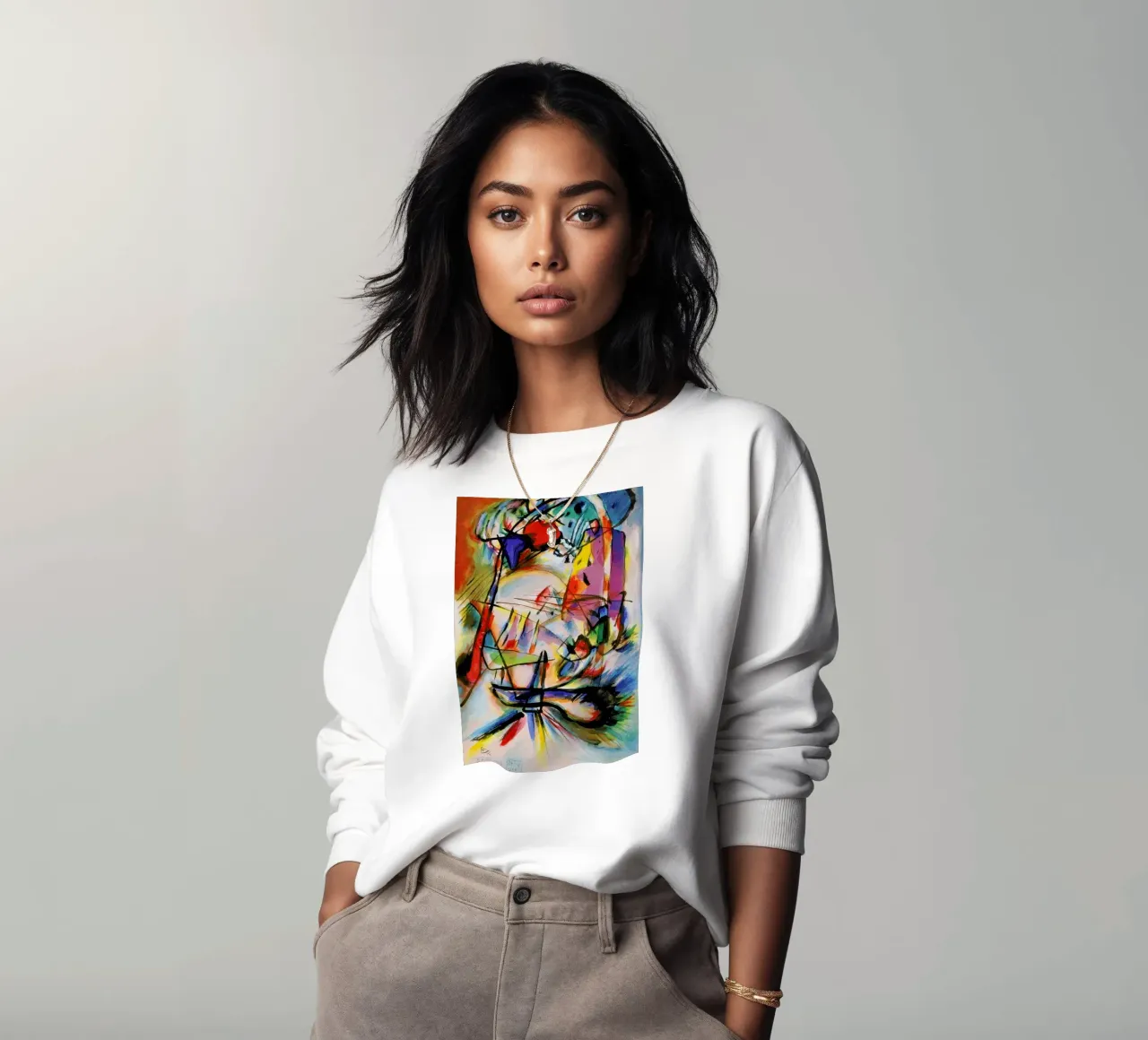 Kandinsky - Komposition Zwecklos sudadera de ARTOTHEK